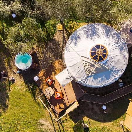 Luxury tent 2 Cuori E 1 Yurta Glamping In Tuscany - Adults Only